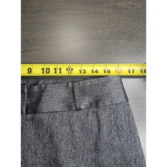Anne Klein AK Suit Pants Women's Size 10 Gray Polyester Blend Wide Straight Leg - Picture 5 of 8